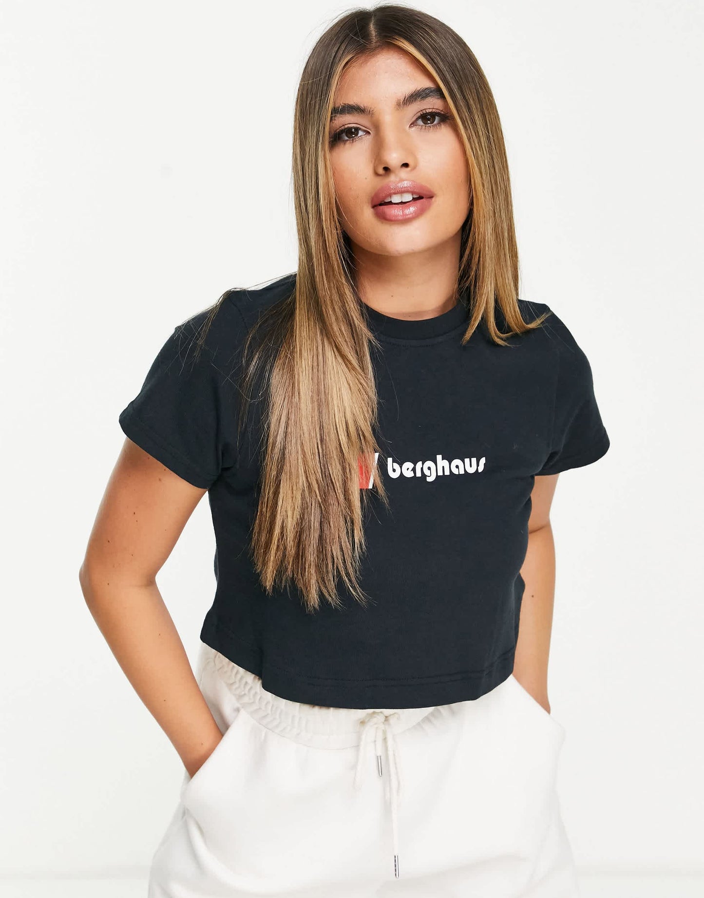 Berghaus Cropped t-shirt in black