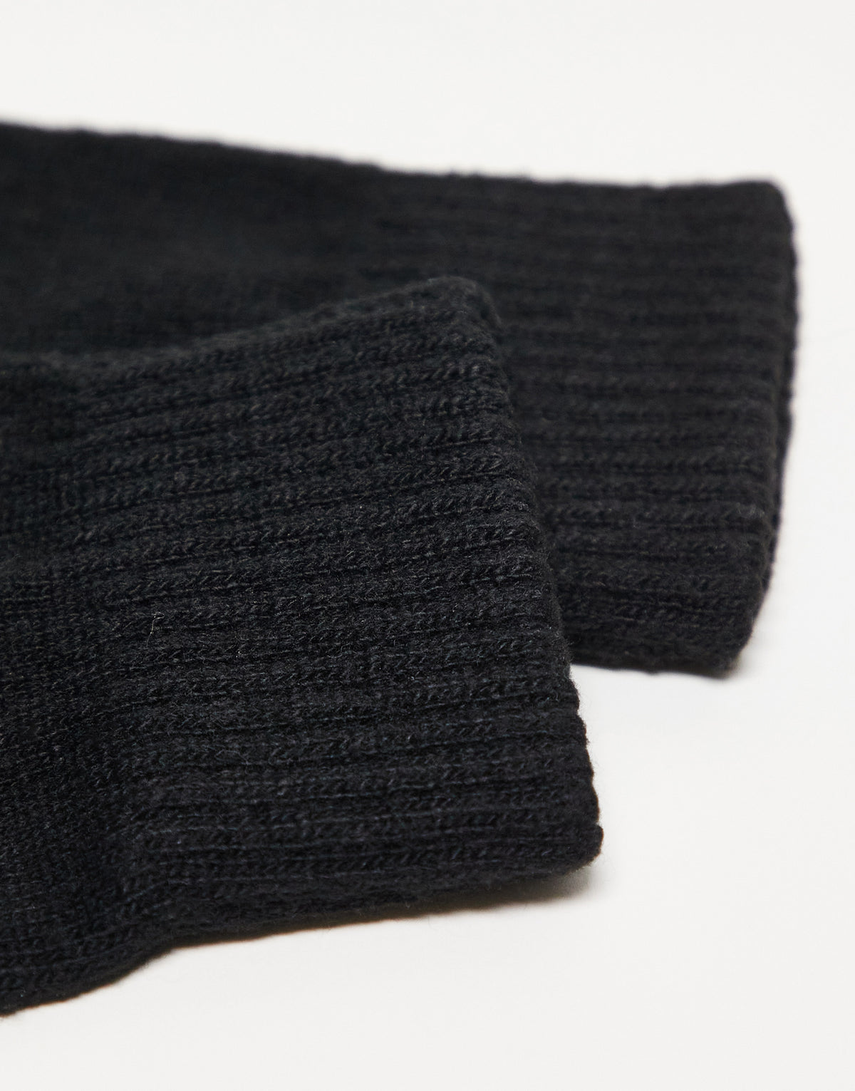 ASOS DESIGN touch screen gloves in polyester in black
