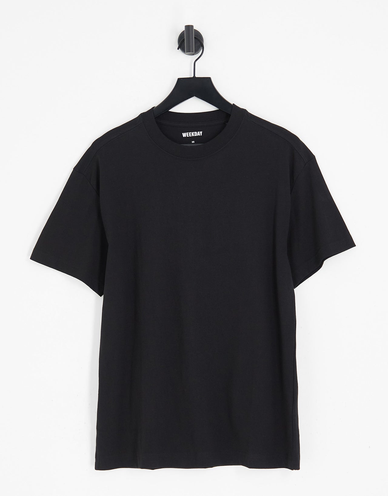 Weekday oversized t-shirt in black