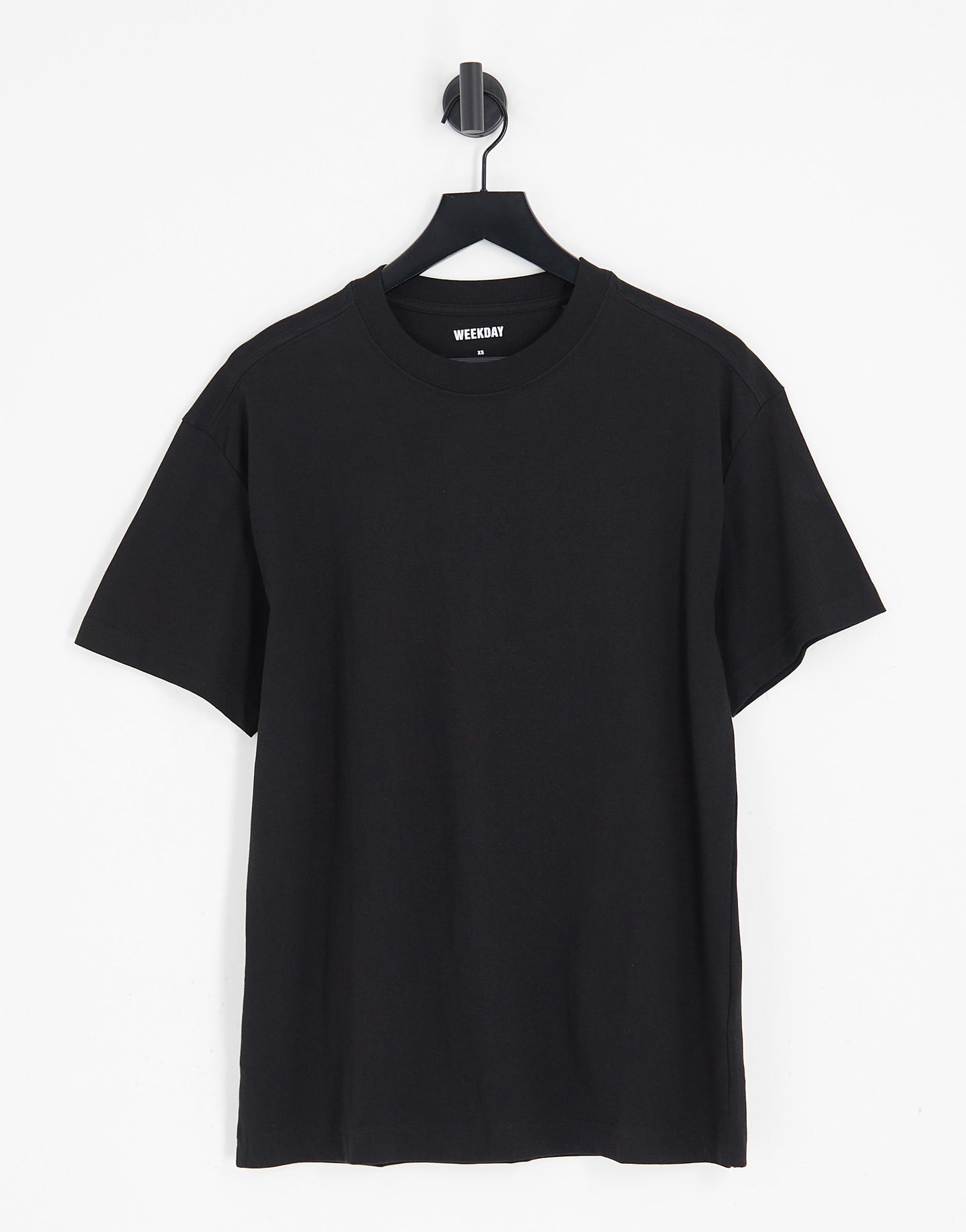 Weekday oversized t-shirt in black