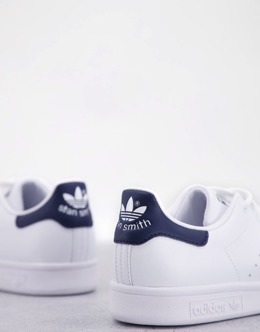 adidas Originals Stan Smith trainers in white and navy