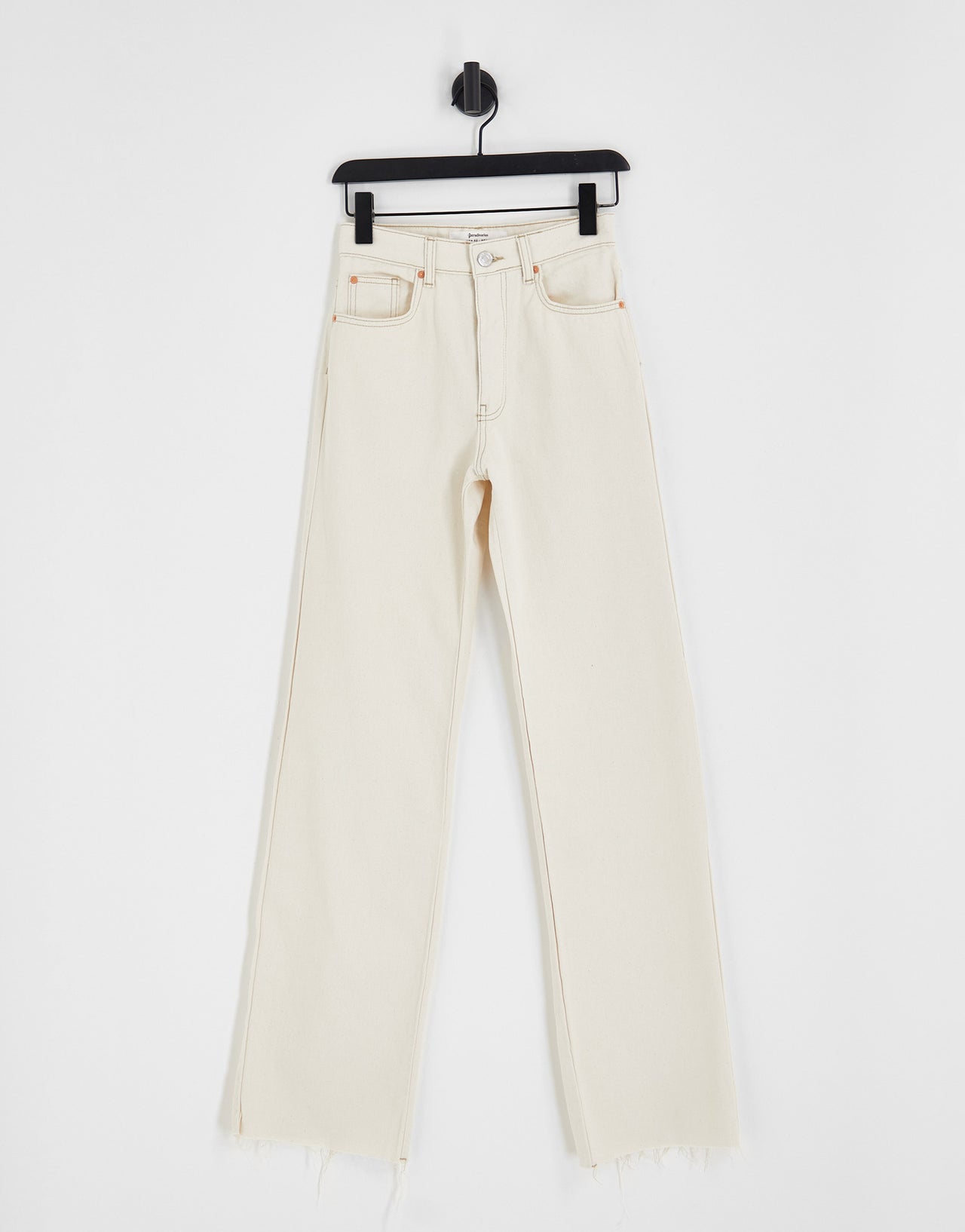 Stradivarius Tall 90s dad jean in ecru