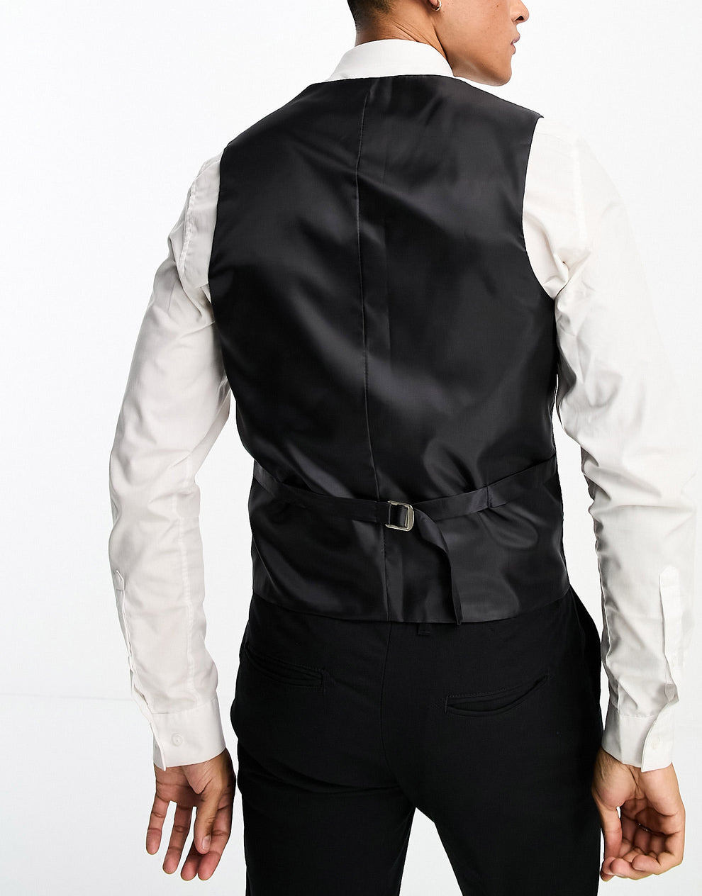 Bolongaro Trevor skinny fit red crackle printed waistcoat ASOS Sample