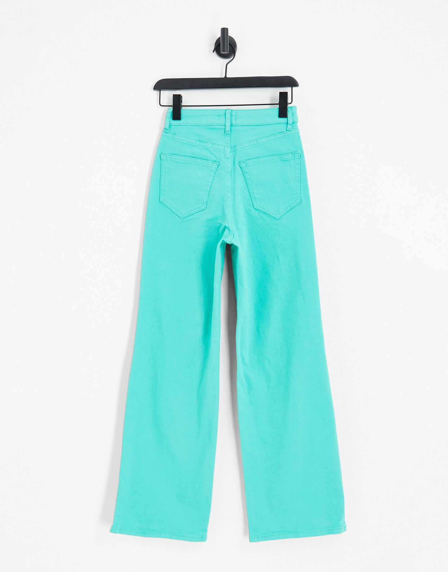 Only Hope wide leg ripped knee jeans in turquoise