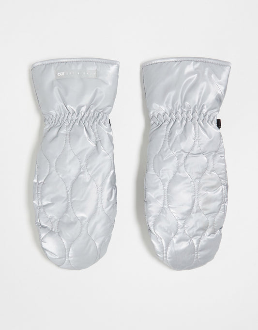 4505 ski mittens in silver metallic