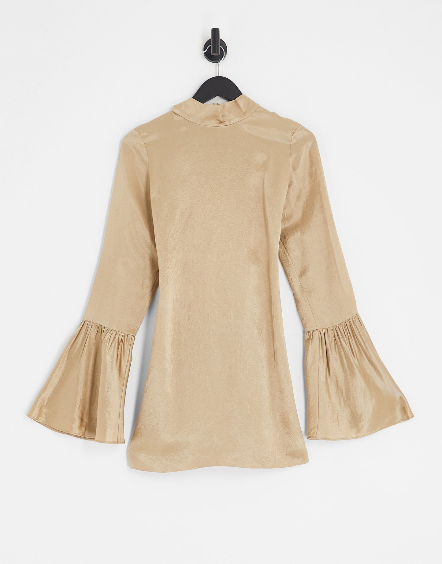 & Other Stories open back mini dress in beige