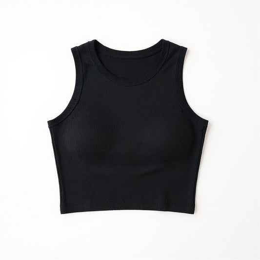 Jordan Flight cropped tank in black