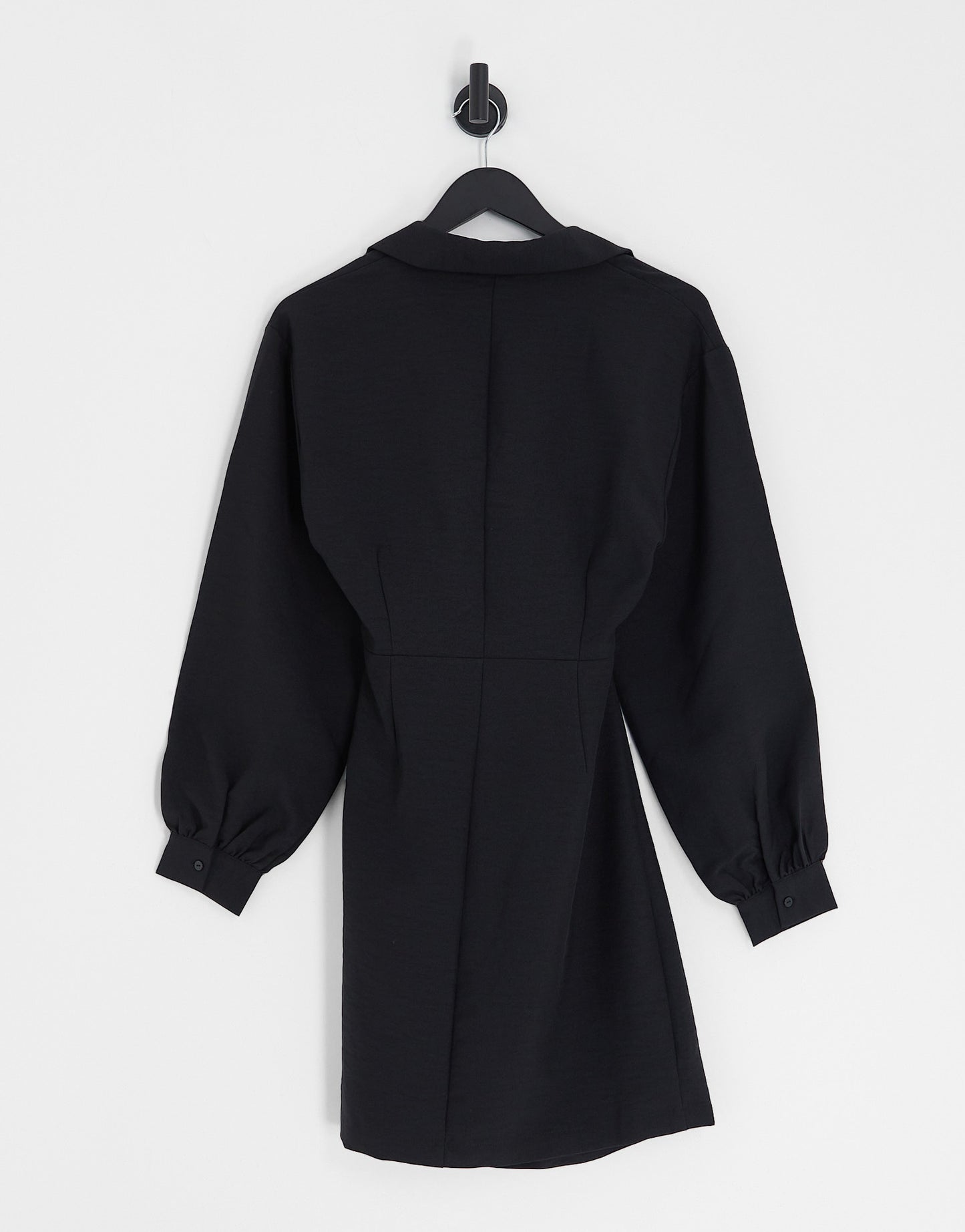 Vero Moda cut out tie waist mini dress in black
