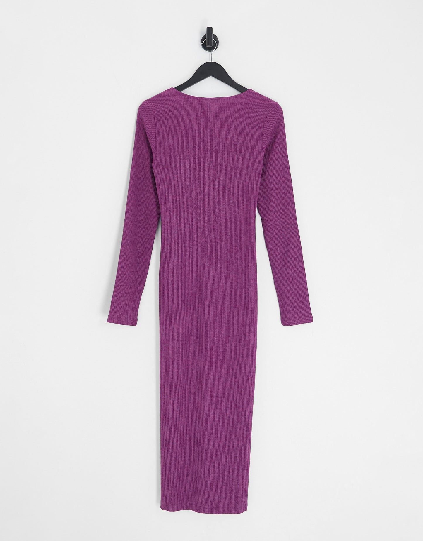 Pieces Tall exclusive cut out ring detail midi dress in purple
