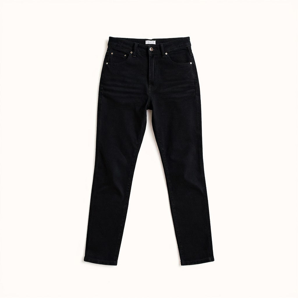 Bershka Tall comfort fit mom jean in black