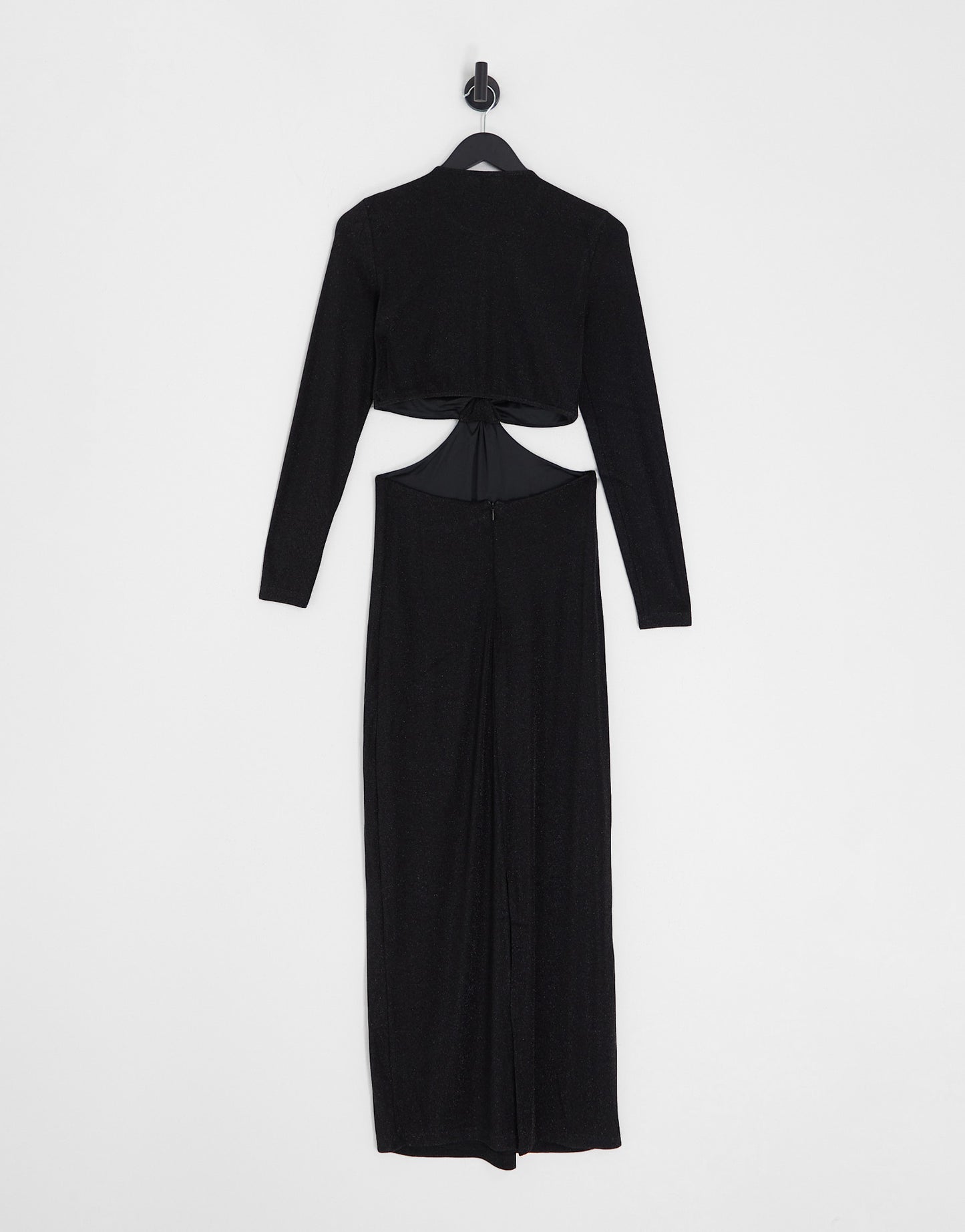 Only maxi cut out dress in black