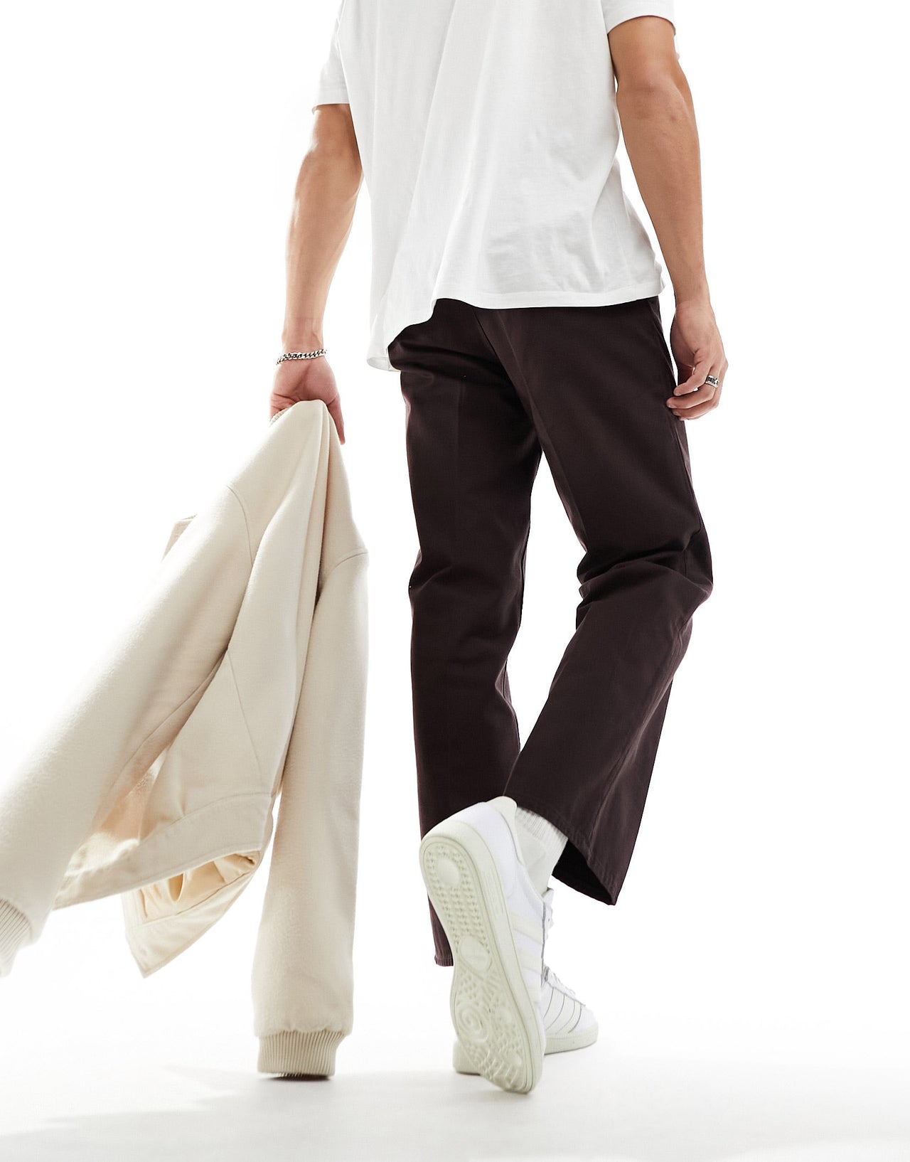 Weekday Joel relaxed chinos in brown