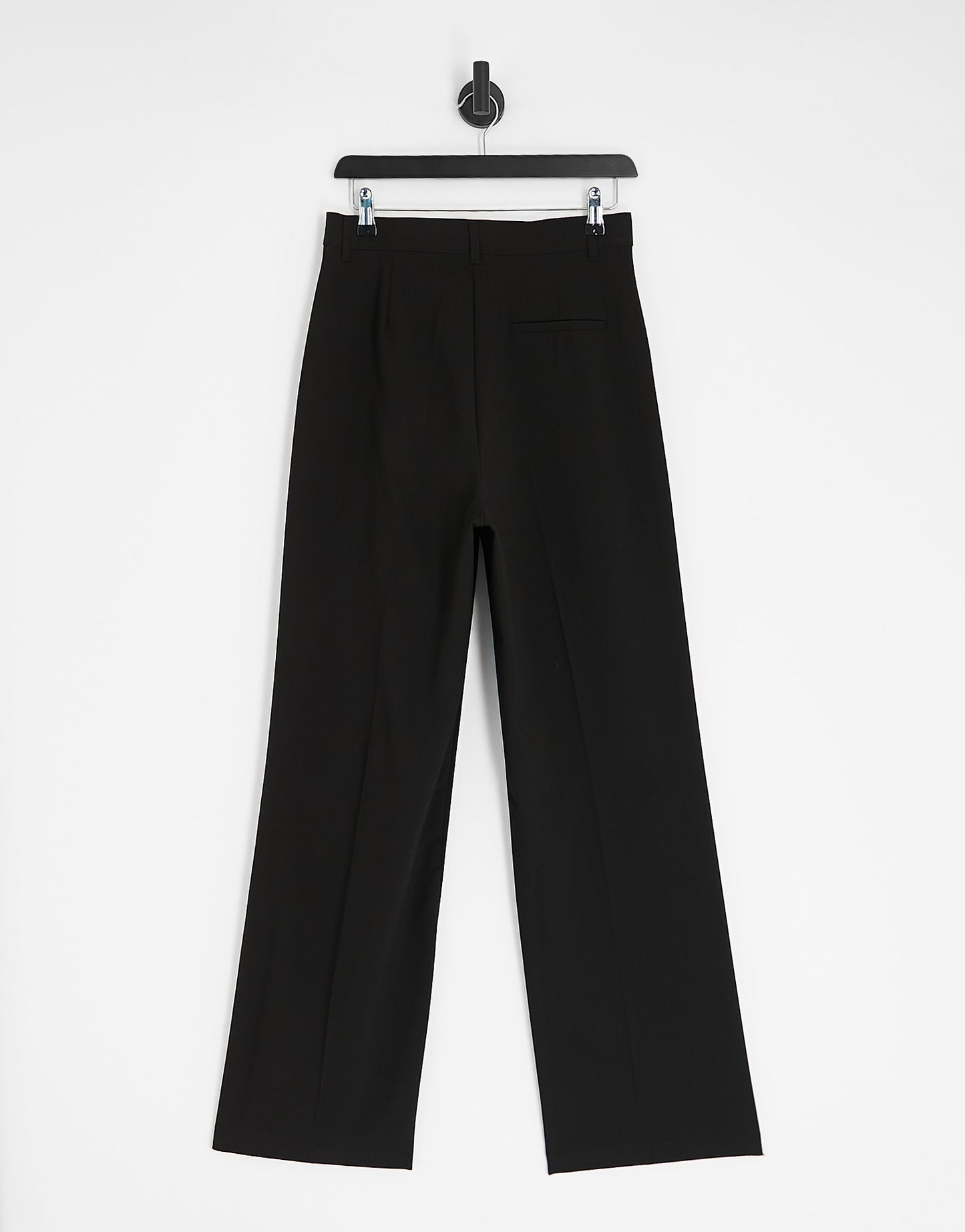 Pull&Bear slouchy dad trouser in black