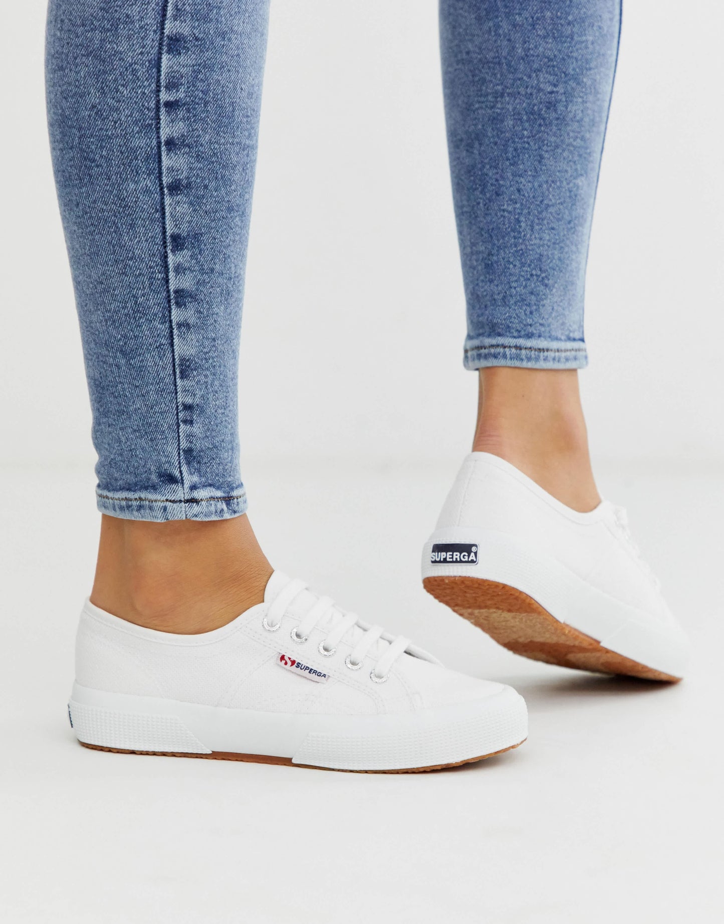Superga Cotu Classic 2750 white canvas trainers
