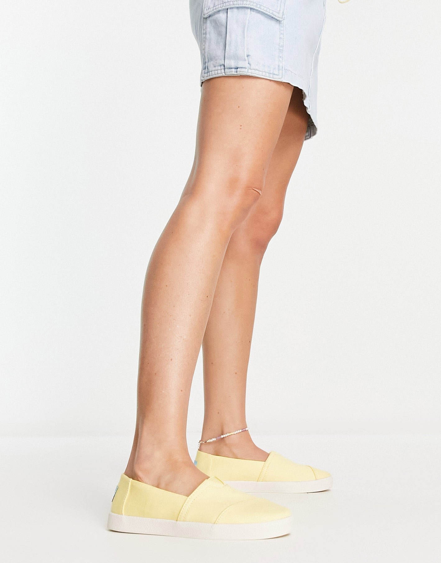 Toms avalon trainers in yellow