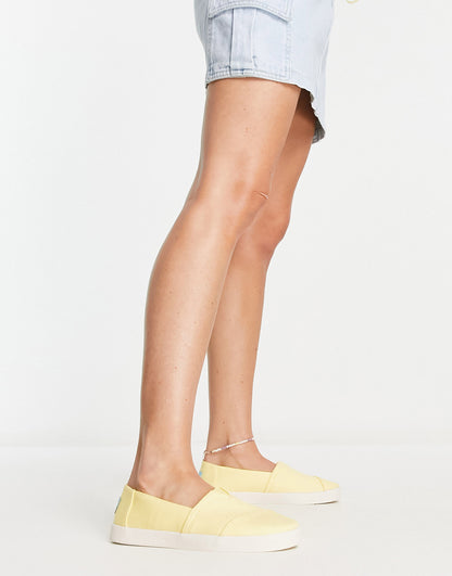 Toms avalon trainers in yellow