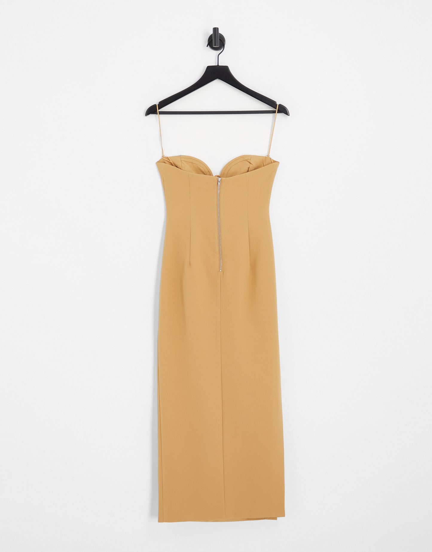 Bardot balloon sleeve cut-out maxi dress in painterly floral