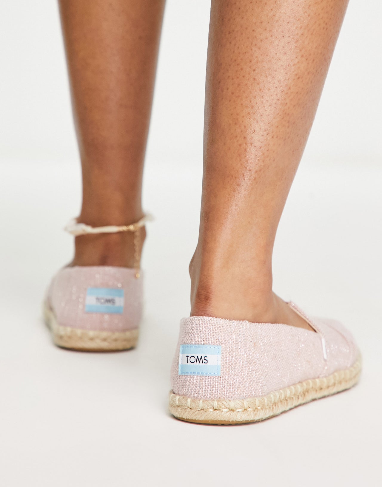 Toms alpargata rope espadrilles in pink