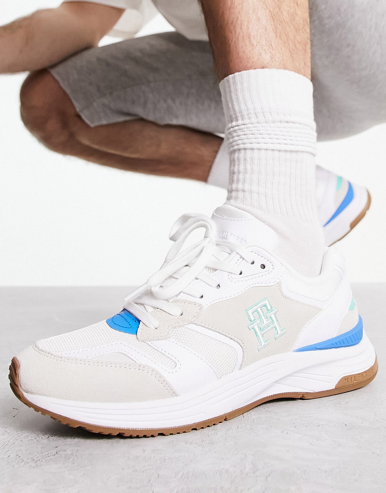 Tommy Hilfiger modern chunky sneaker in white ASOS Sample Sale