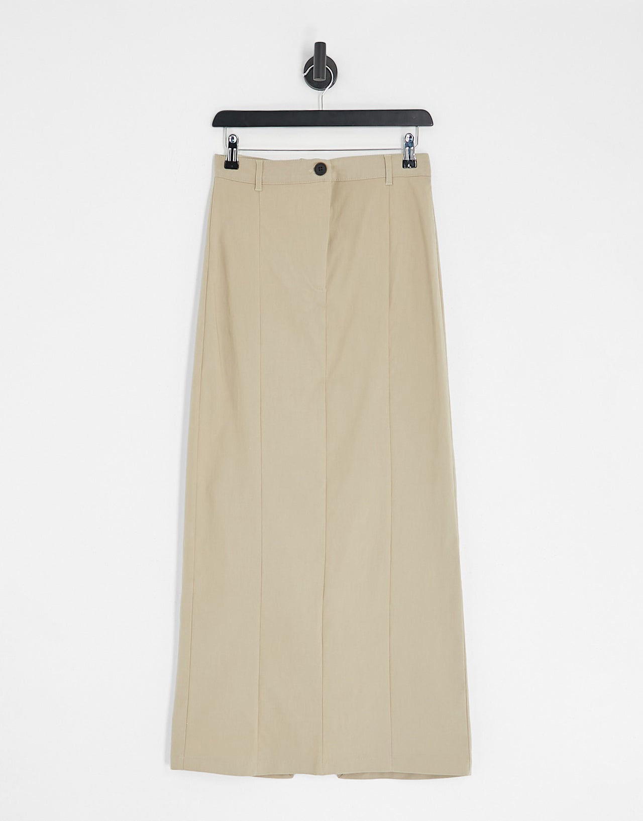 Pull&Bear tailored skirt in sand