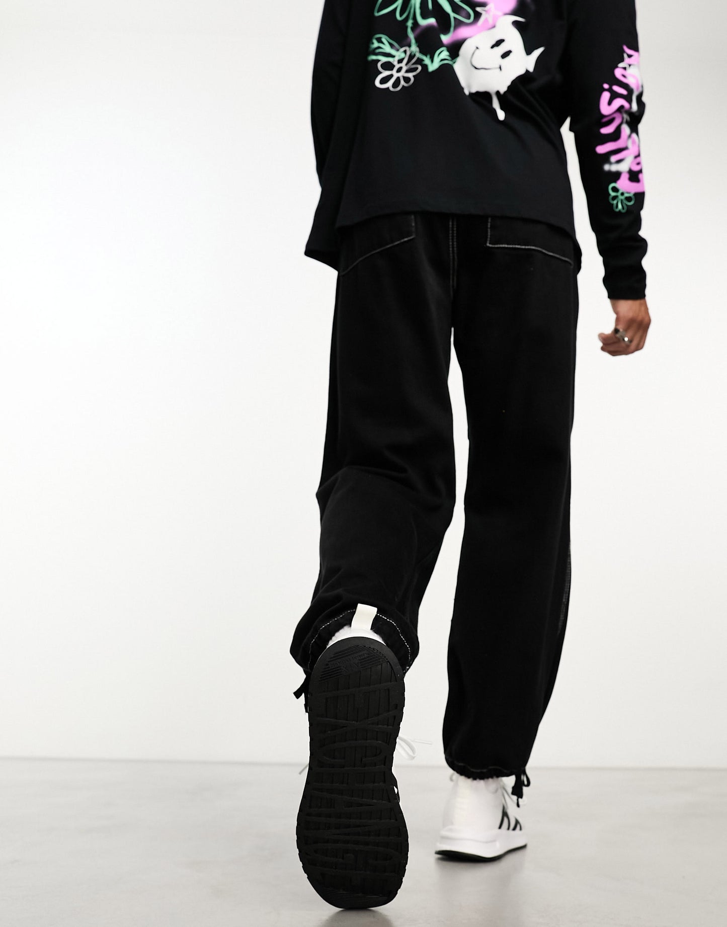 Armani Exchange logo trainer in white ASOS Sample Sale