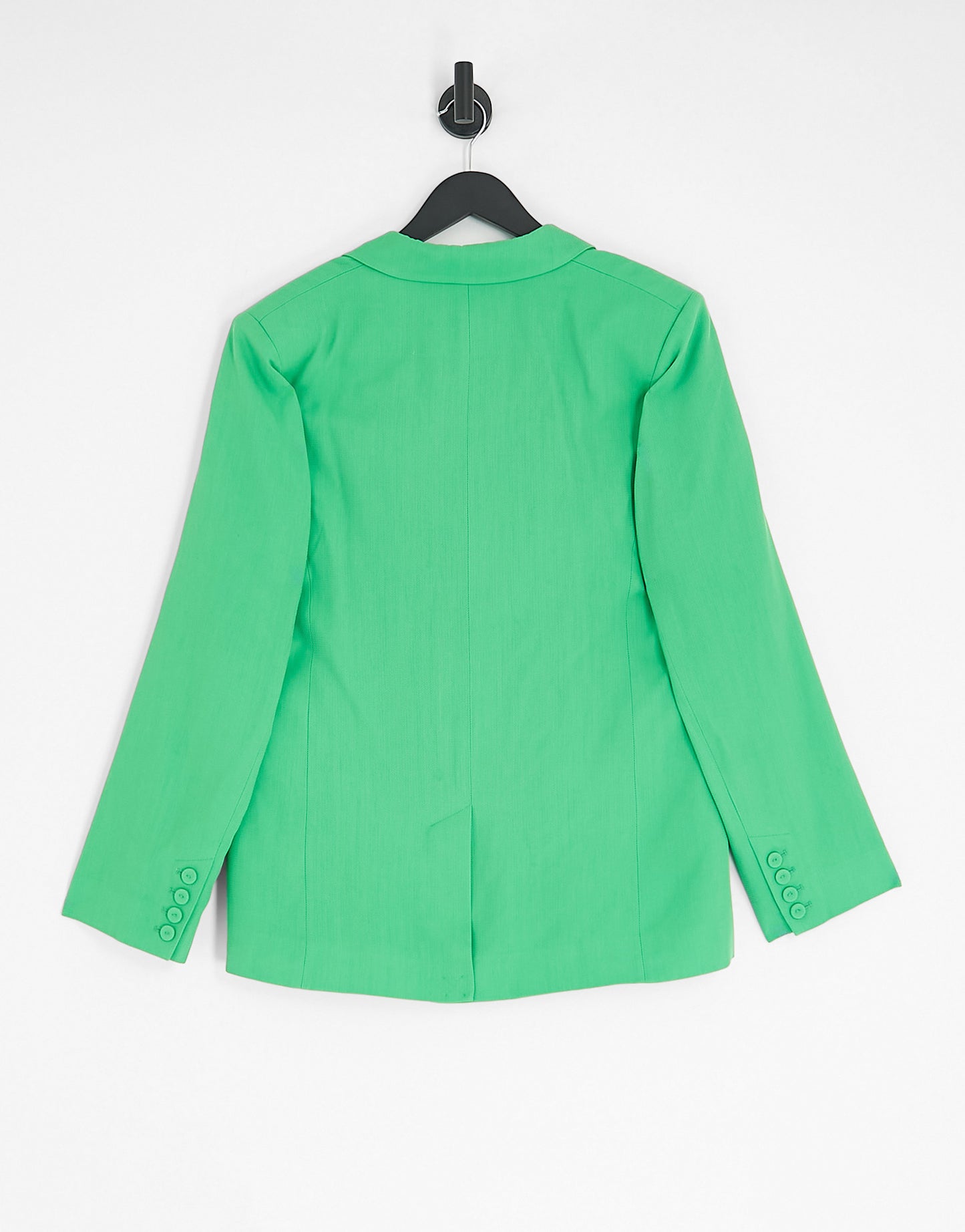 & Other Stories co-ord wool blend blazer in bright green