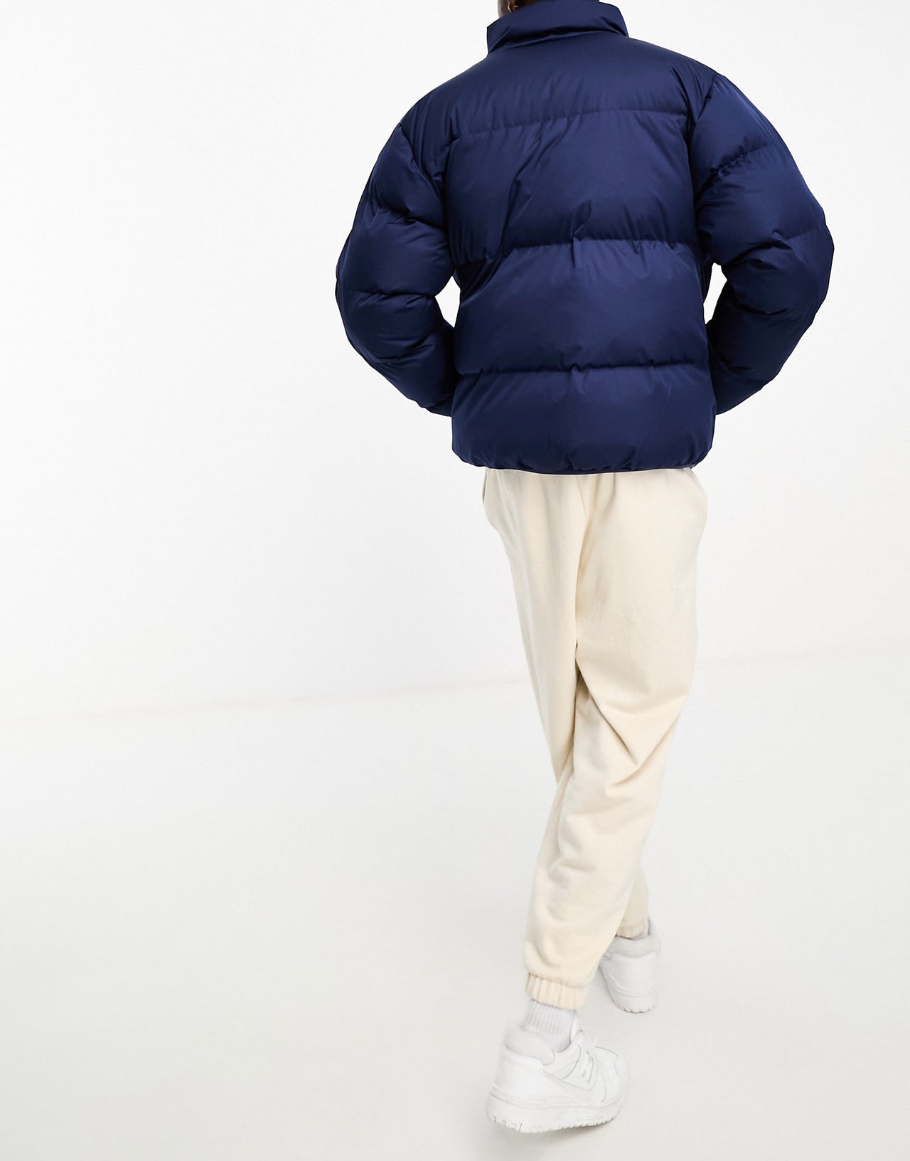 Nike Club puffer jacket in navy