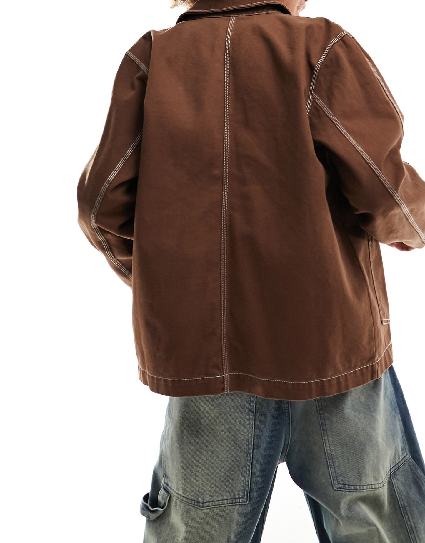 Nike Life chore jacket in brown