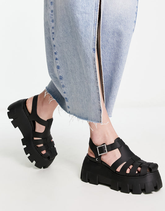 Circus NY Alyson chunky platform sandals in black