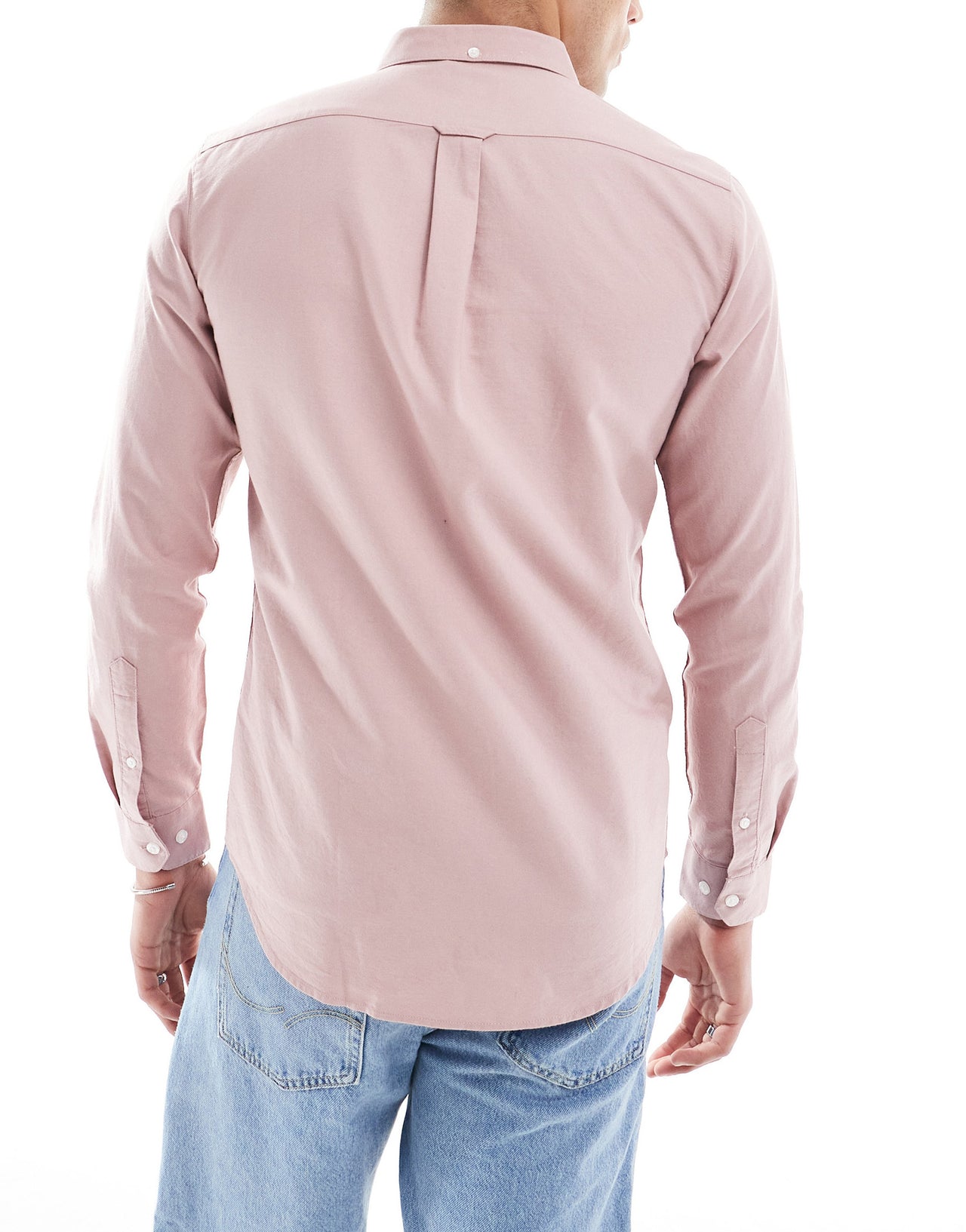 Farah Brewer slim fit short sleeve shirt in dark pink