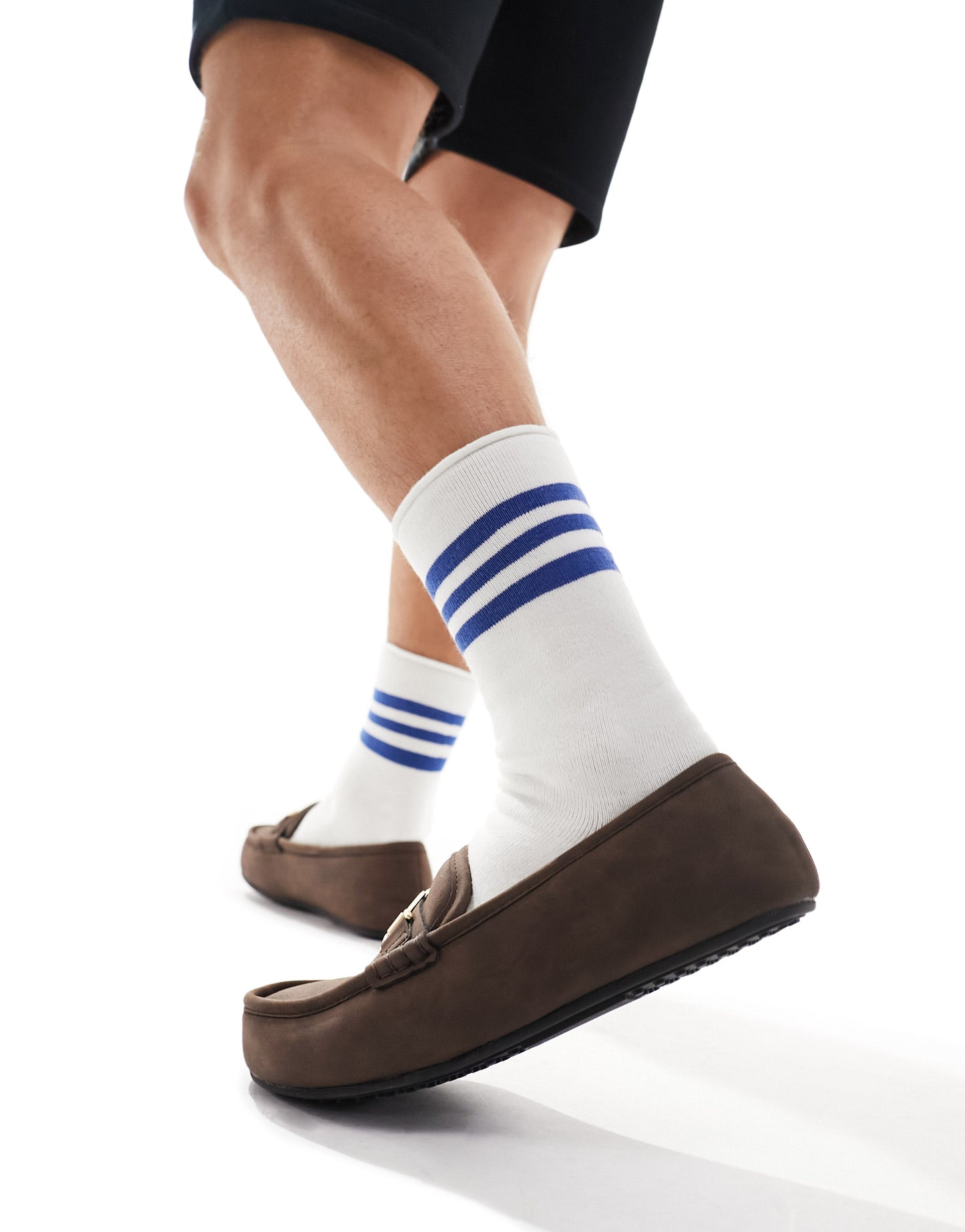 ASOS DESIGN moccasin slippers in brown with snaffle detail ASOS