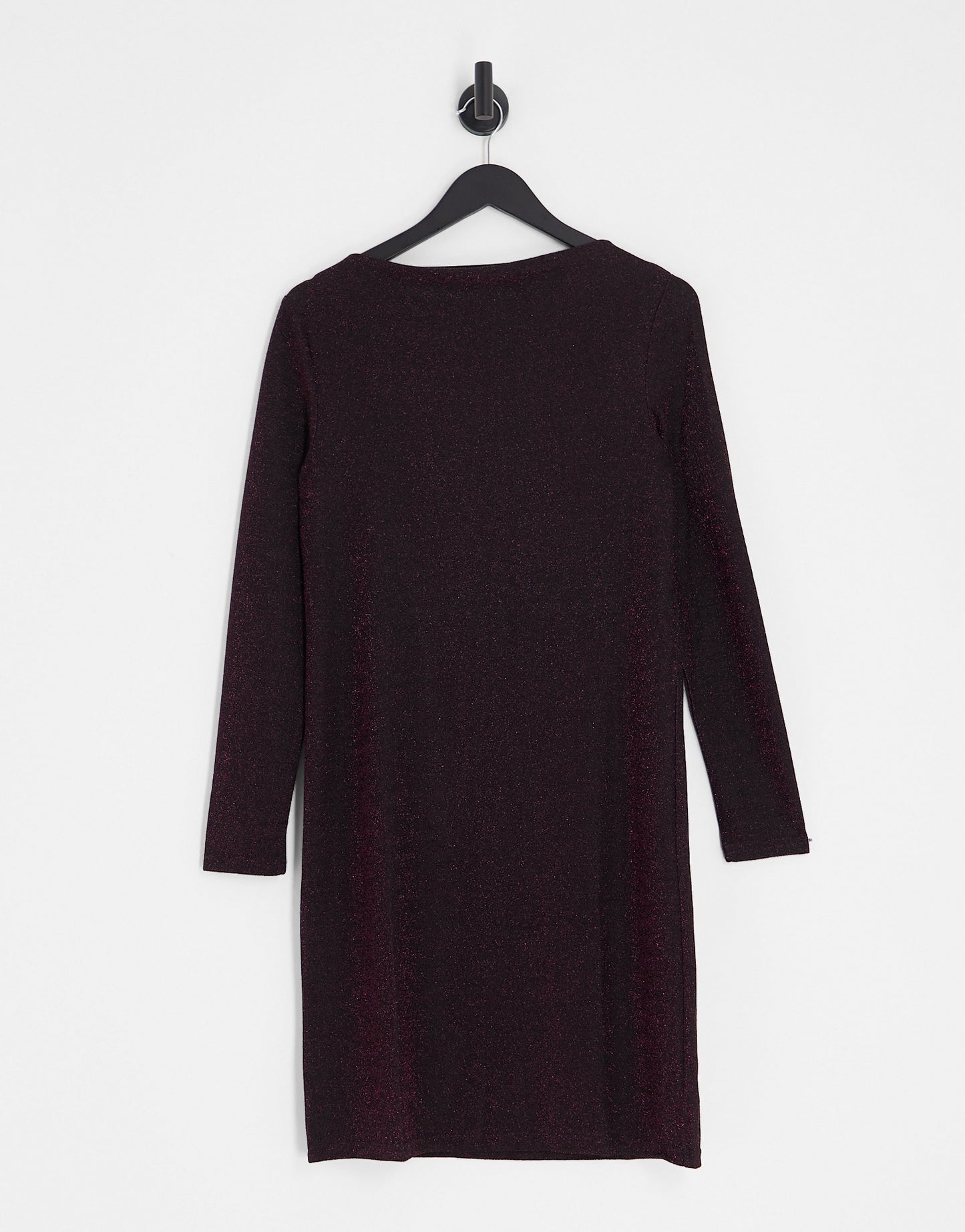Mamalicious maternity glitter midi dress in black