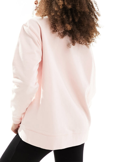 Barbour collegiate logo sweatshirt in pink