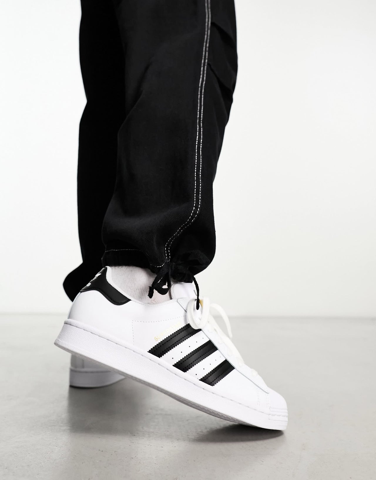 adidas Originals Superstar trainers in white