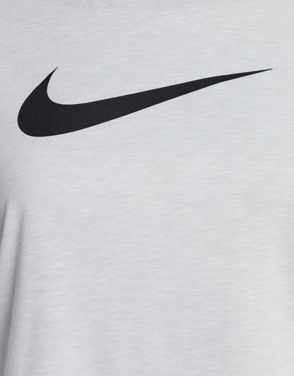 Nike Training essential swoosh t-shirt in grey