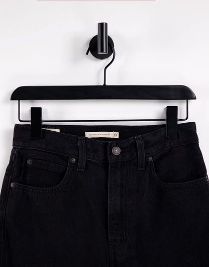 Levi's 70's straight leg jeans in black