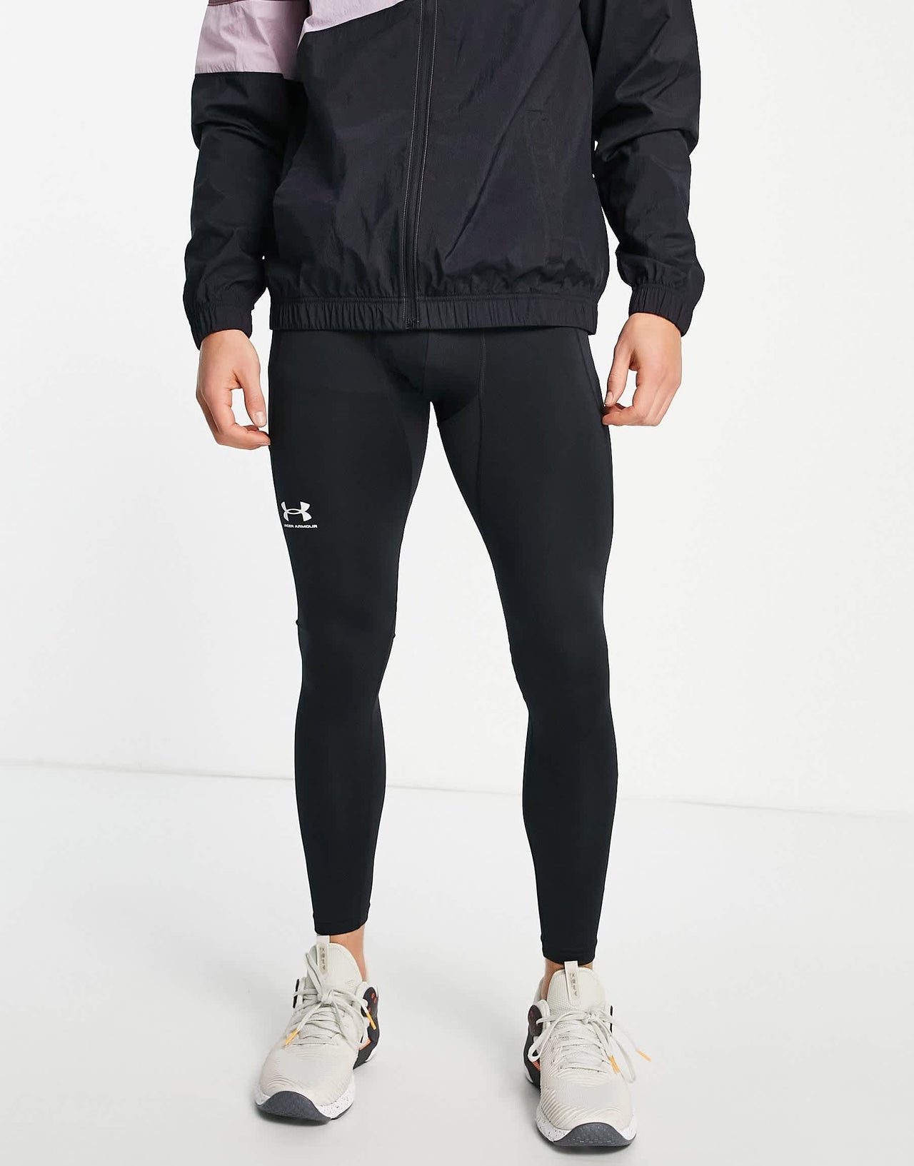 Under Armour logo waistband leggings in black