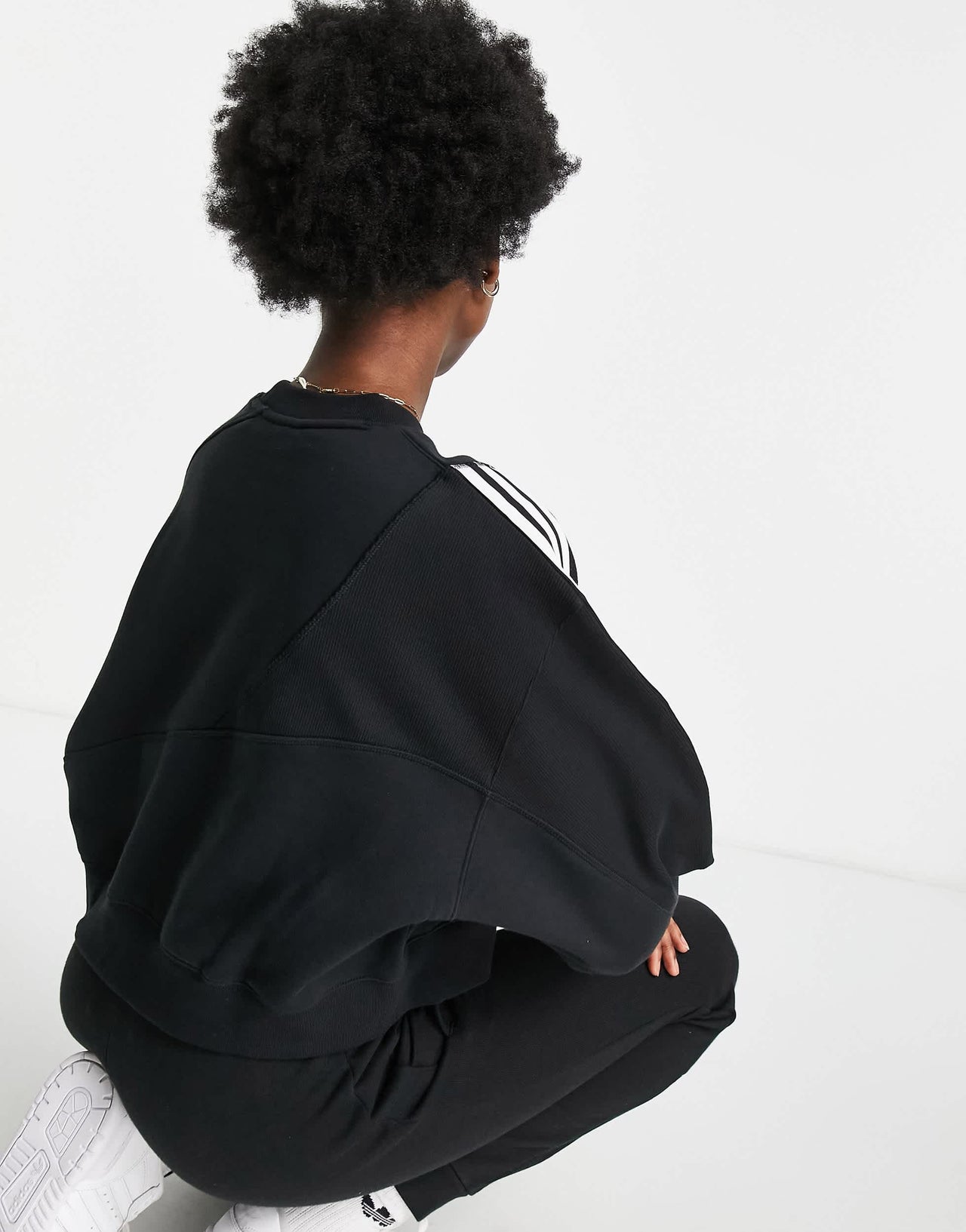 adidas Originals adicolour bold sweatshirt in black