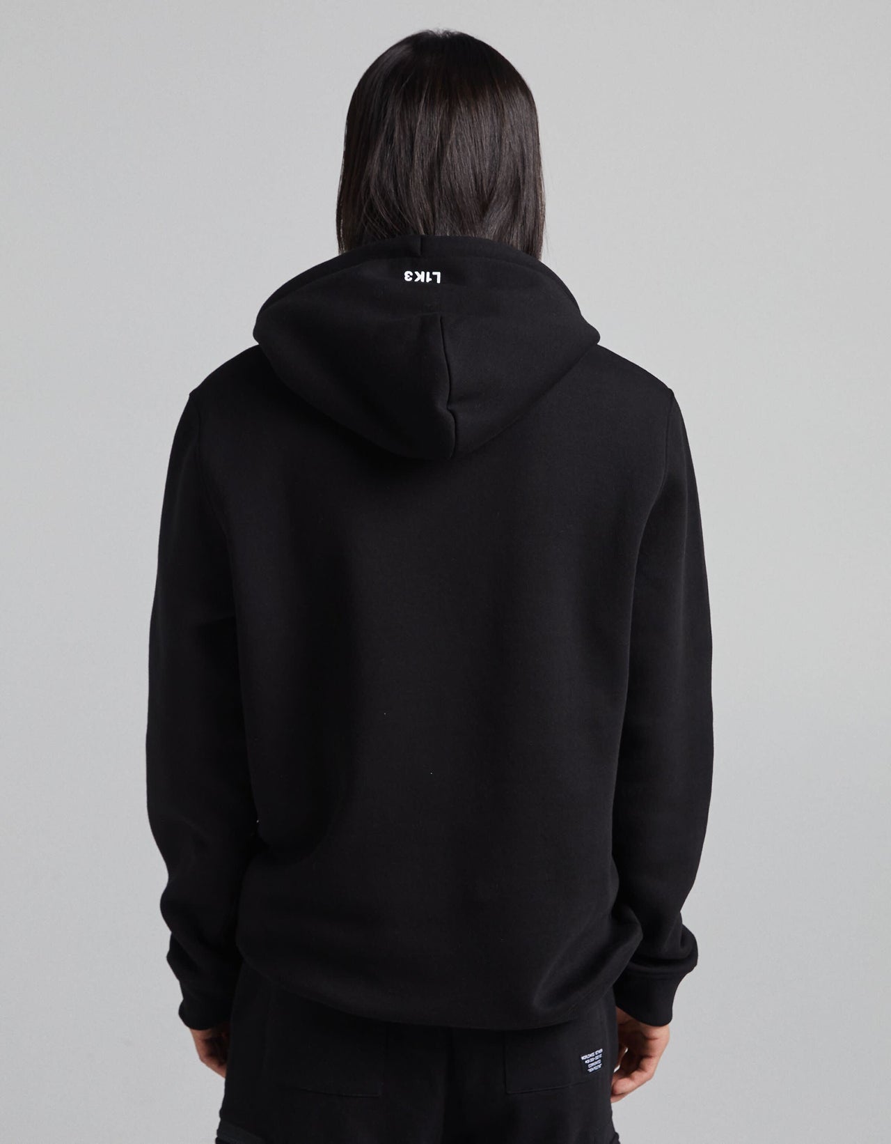 Bershka join life hoodie in black