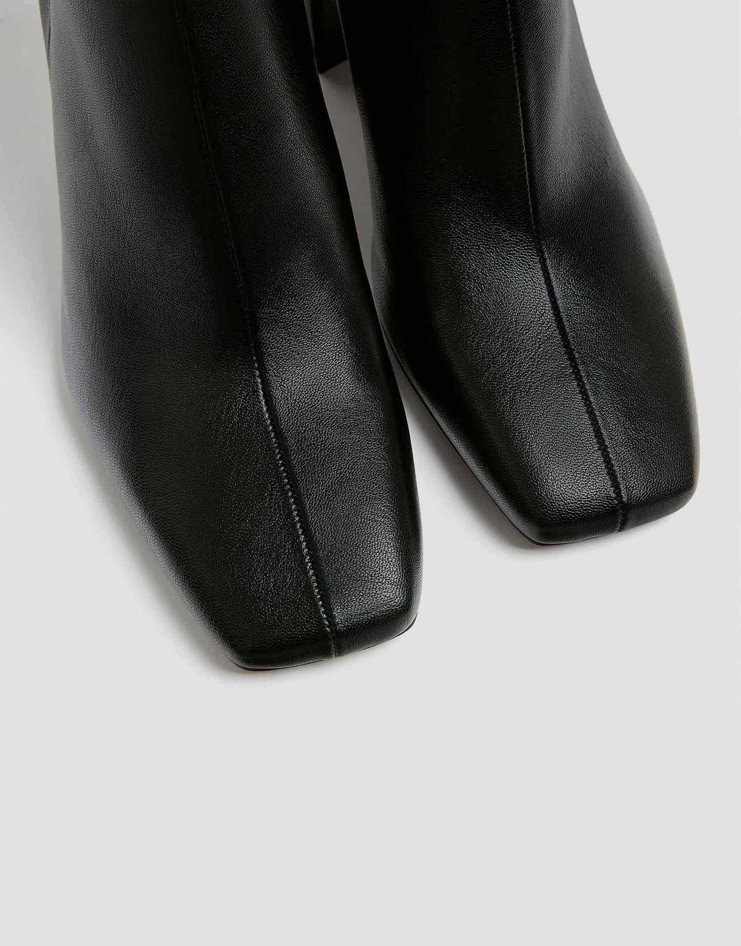 Pull&Bear heeled ankle boot in black