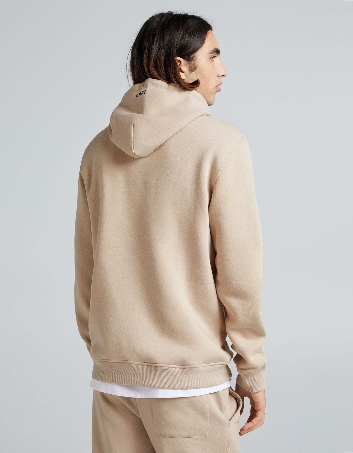 Bershka hoodie in beige