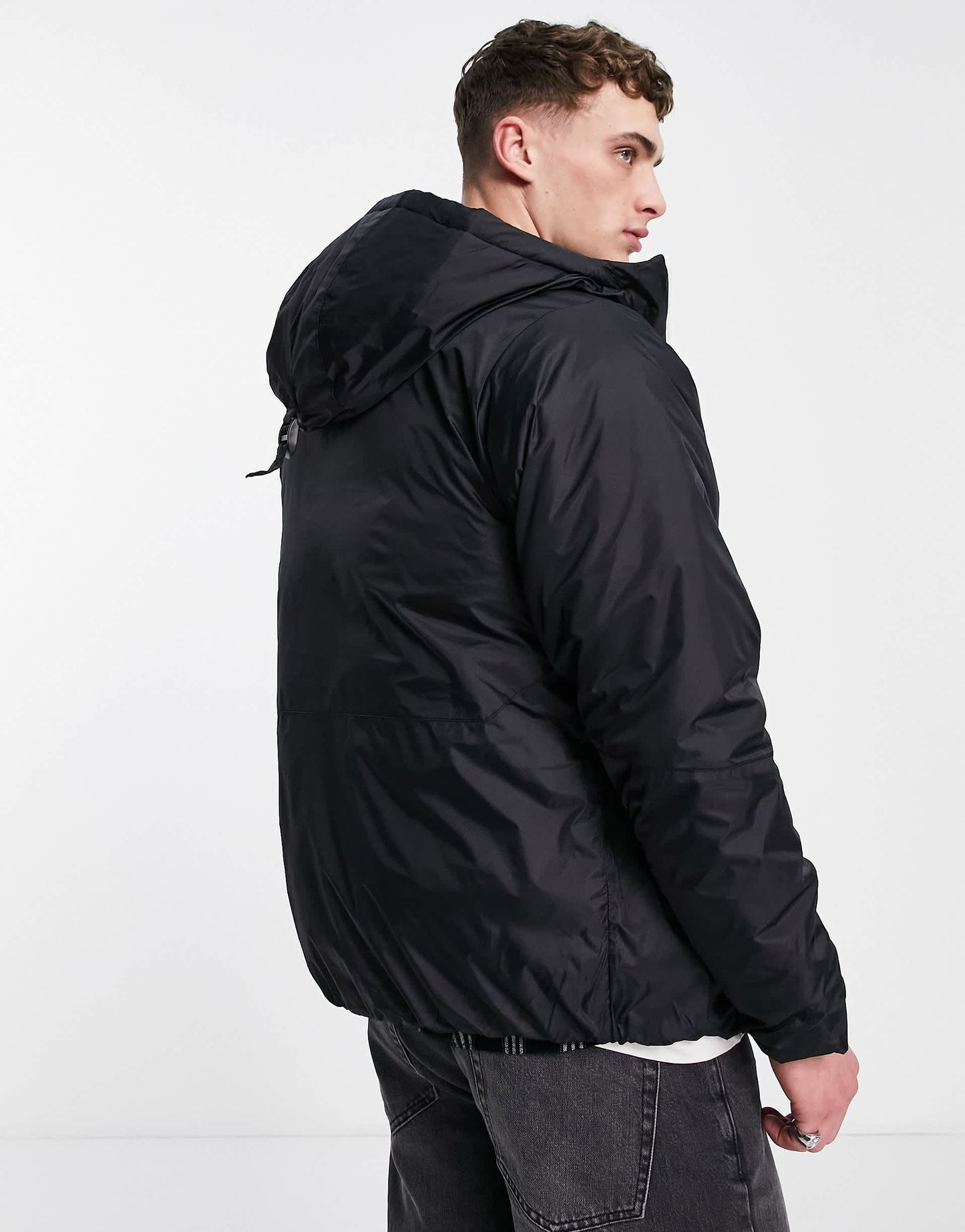 Pull&Bear lightweight jacket in black