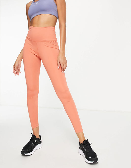 Nike One Training Dri-FIT mid rise leggings in pink