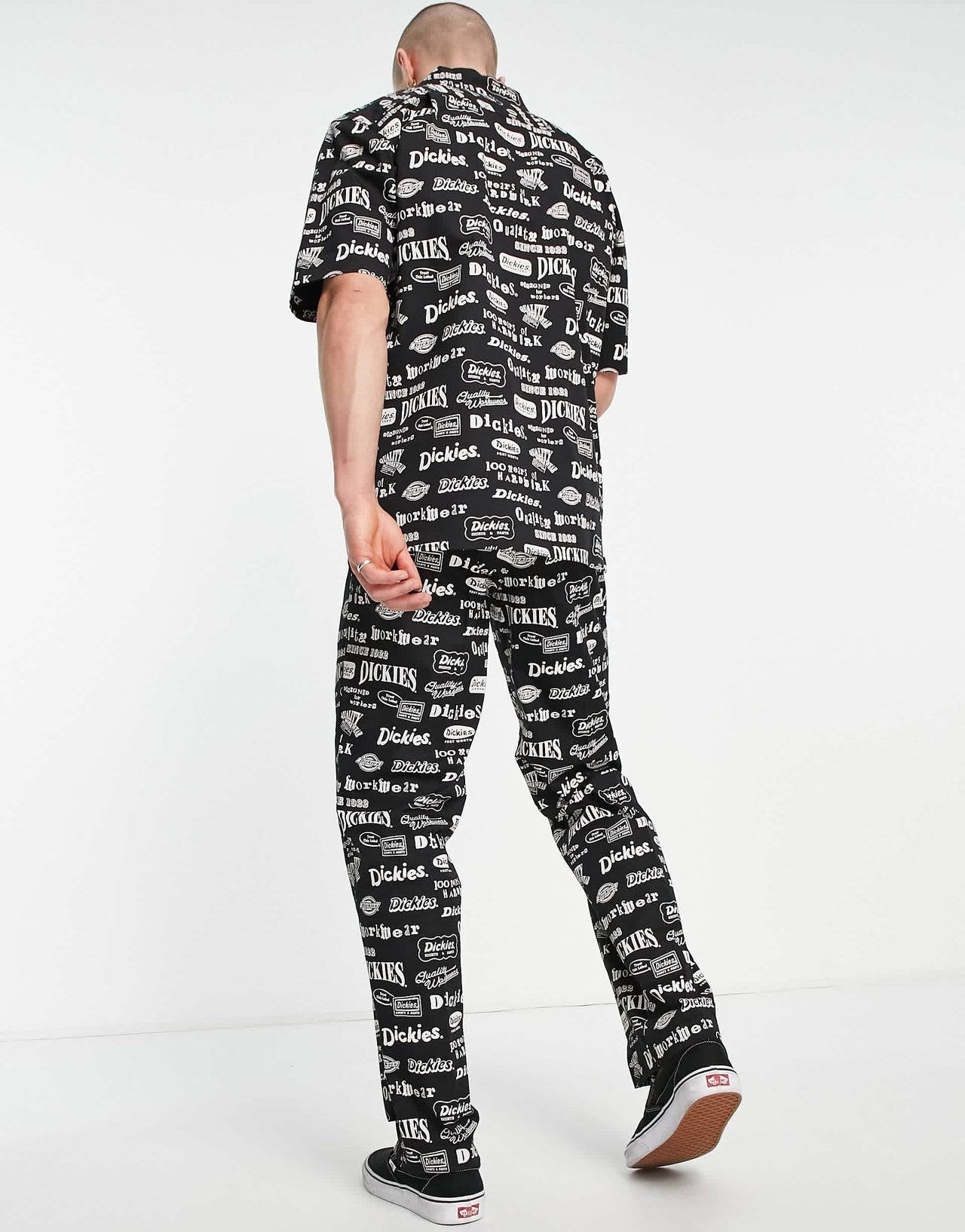 Dickies 100 AOP trousers in black