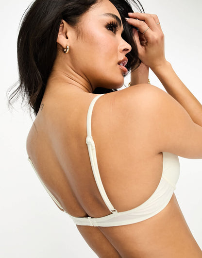 NA-KD bikini bra in off white - CREAM