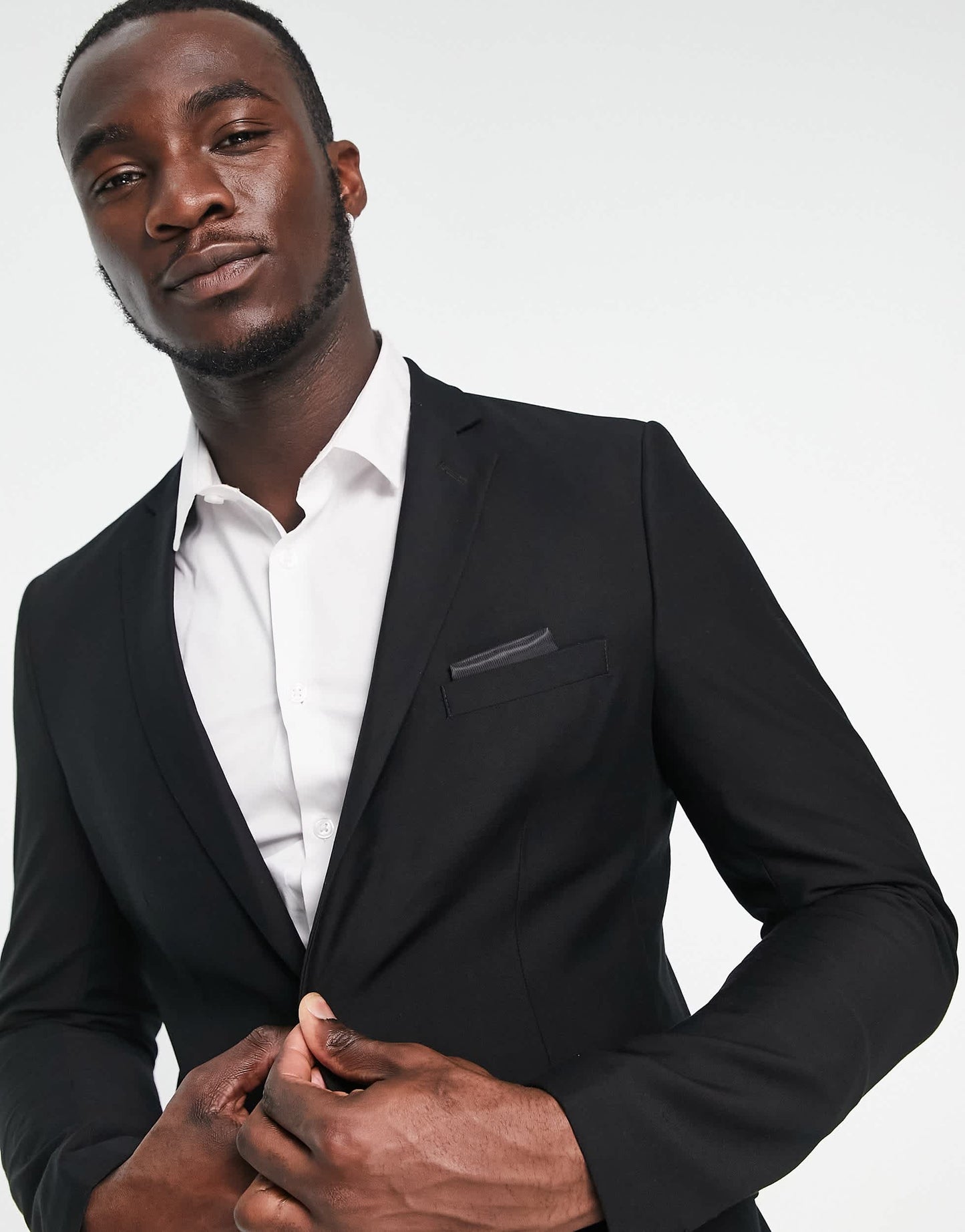 French Connection Tall suit jacket in black