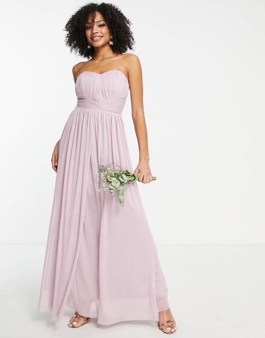 Lipsy bridesmaid multiway maxi dress in lavender