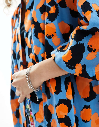 ASOS MADE IN KENYA floral print kimono co ord