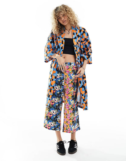 ASOS MADE IN KENYA floral print kimono co ord