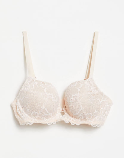 Figleaves flexi wire bra in latte
